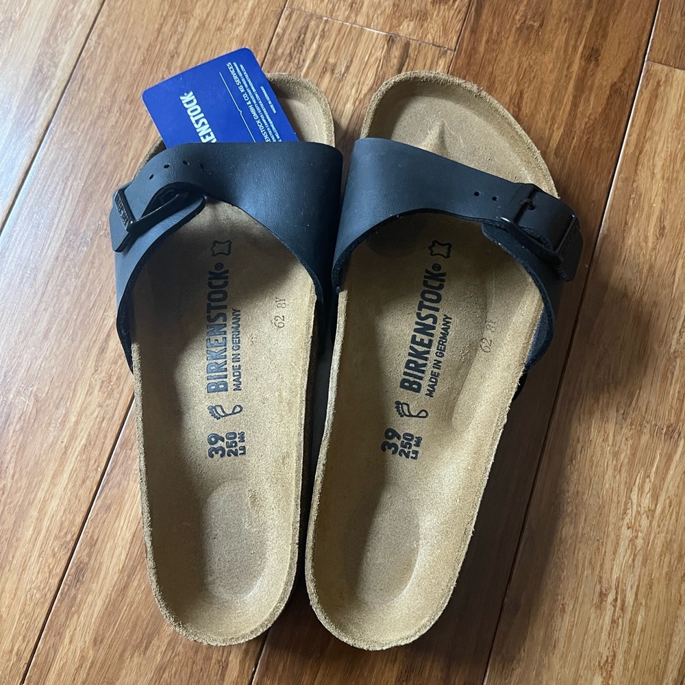 Birkenstock Black Slide Sandals